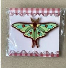 Spanish Moon Moth Enamel Pin-DO NOT PURCHASE