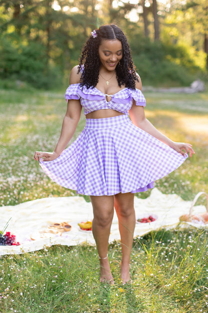 Shibuya's Purple Gingham Bikini (Estimate Shipping July 15th - 20th)