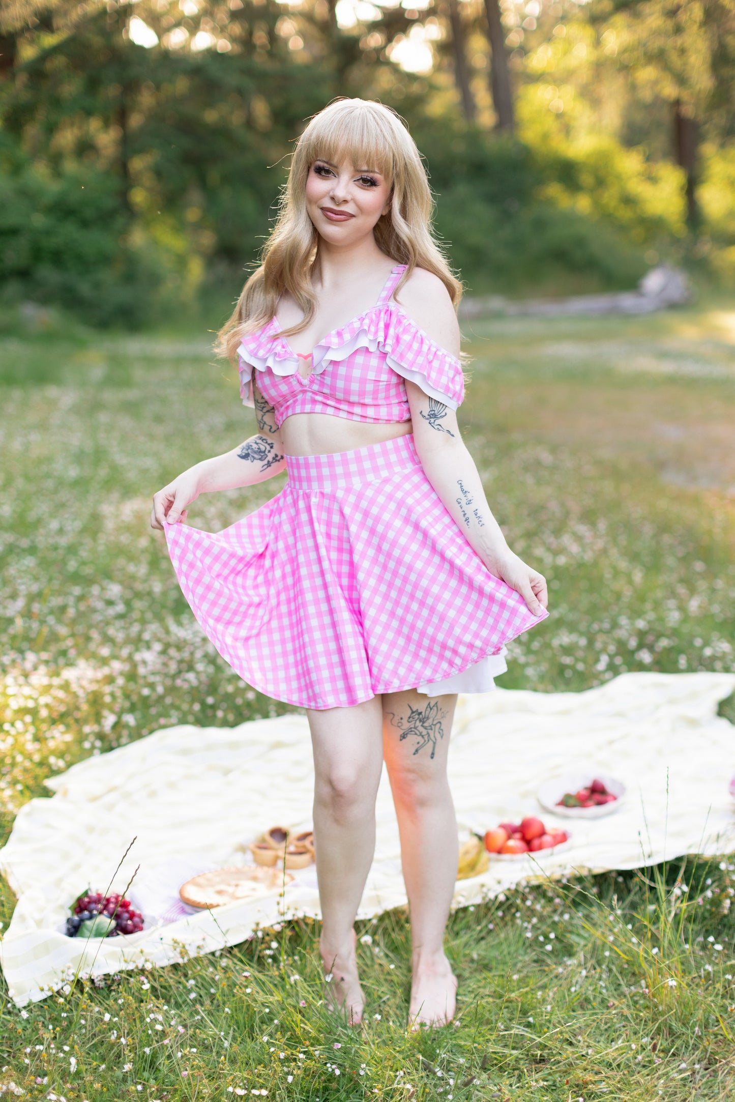 Shibuya's Pink Gingham Bikini