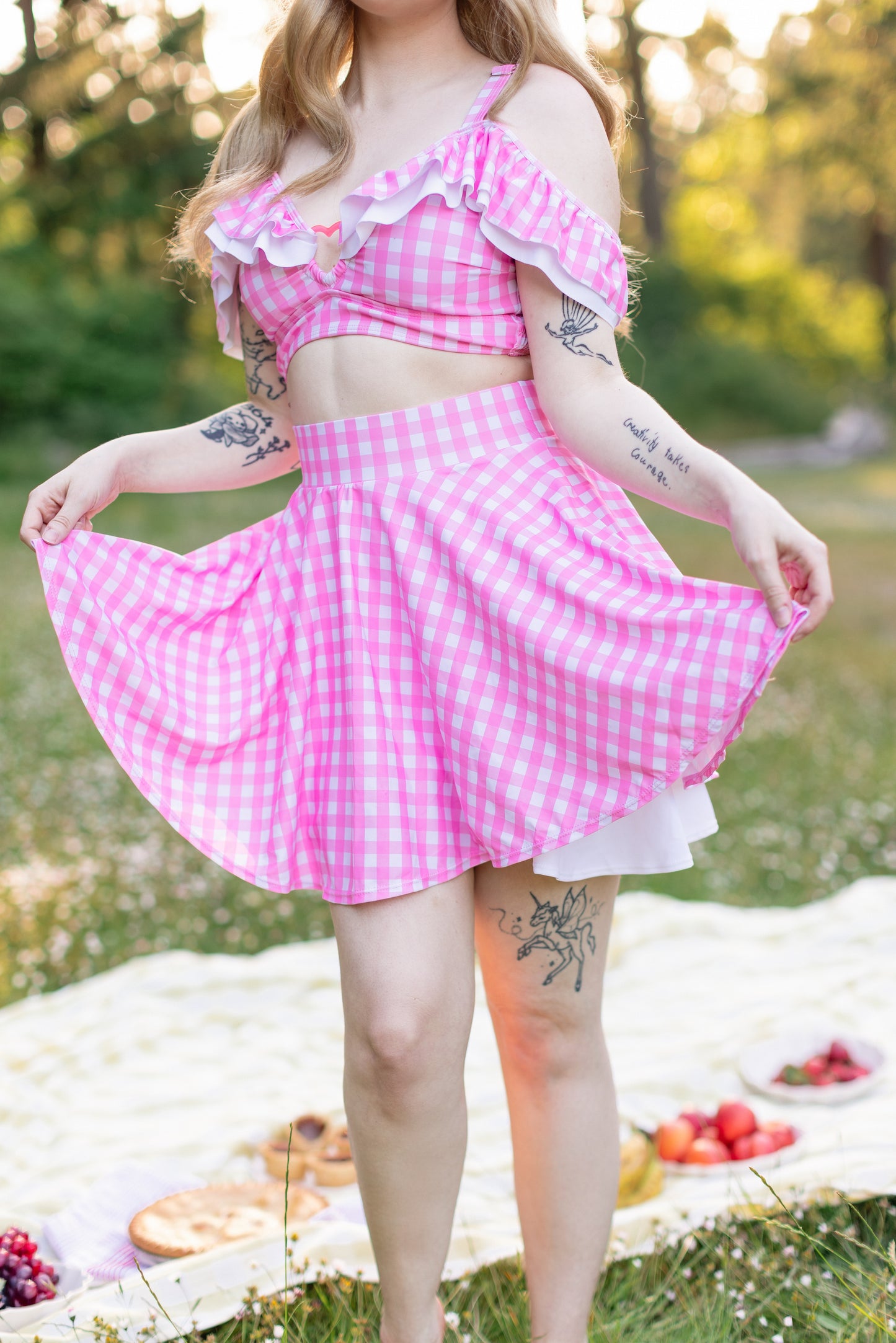 Shibuya's Pink Gingham Bikini