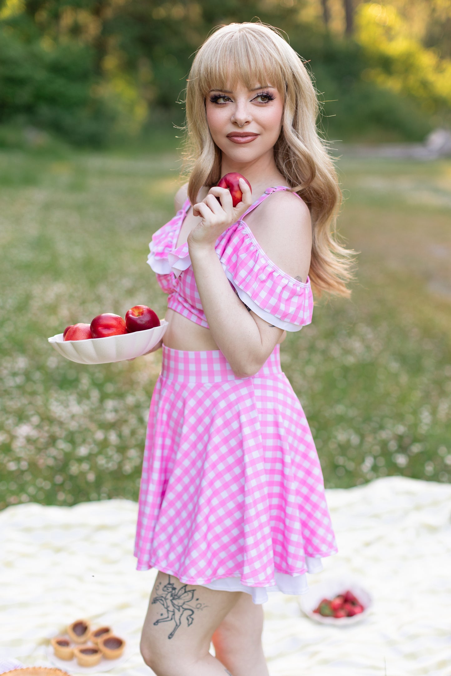 Shibuya's Pink Gingham Bikini