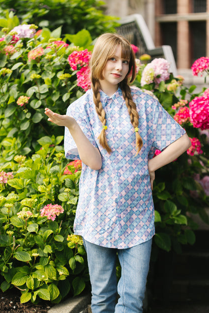 Hydrangea Button Down Shirt (Pre-Order)