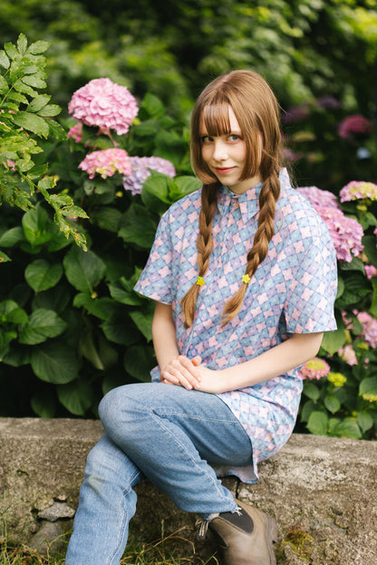 Hydrangea Button Down Shirt (Pre-Order)