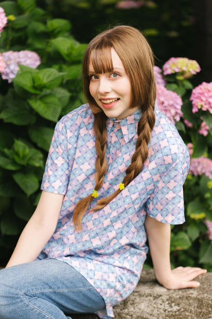 Hydrangea Button Down Shirt (Pre-Order)