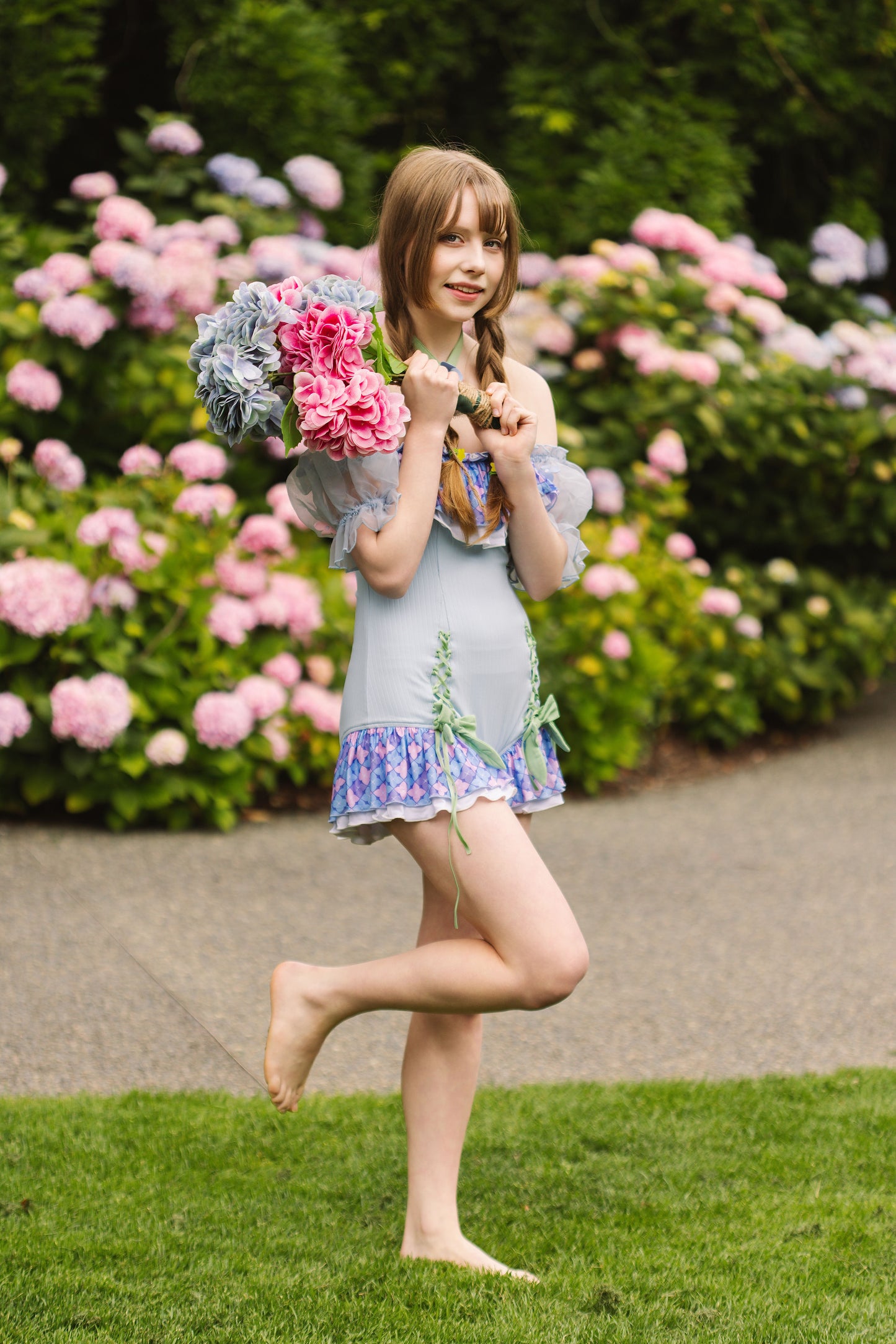 Hydrangea One-Piece Swimsuit (Pre-Order)