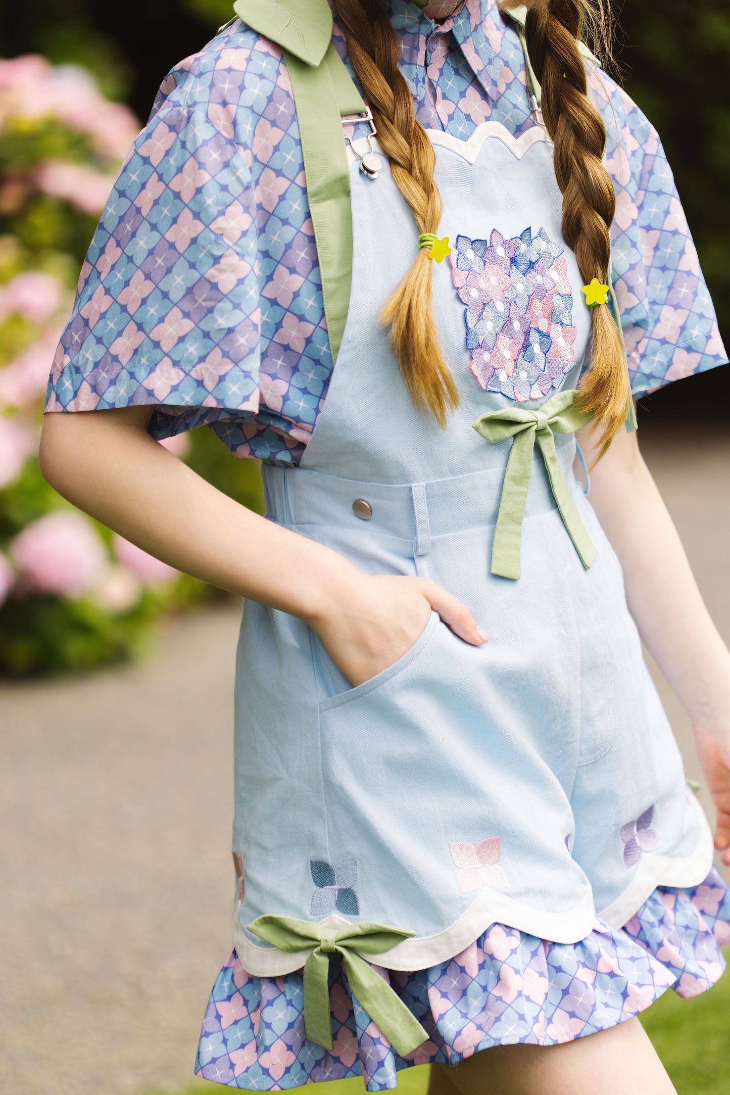 Hydrangea Overalls (Pre-Order) (Coming Soon)
