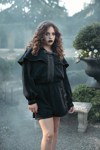 Plague Doctor Cropped Tracksuit Jacket (Limited Pre-Order)