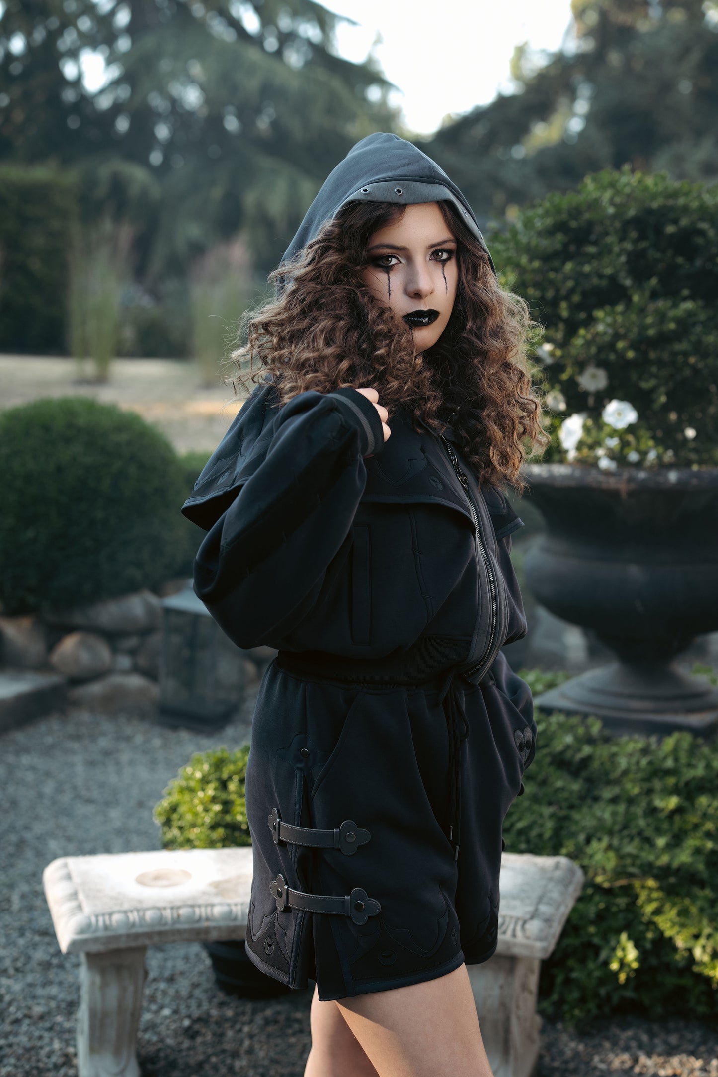 Plague Doctor Cropped Tracksuit Jacket (Limited Pre-Order)
