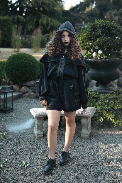 Plague Doctor Cropped Tracksuit Jacket (Limited Pre-Order)