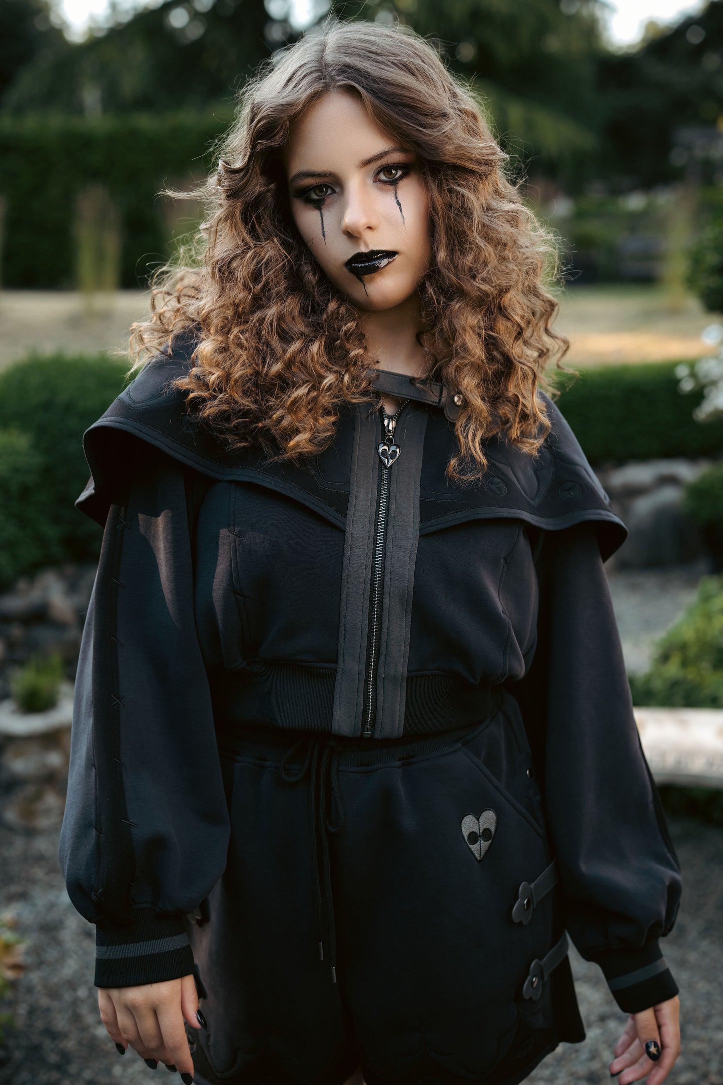 Plague Doctor Cropped Tracksuit Jacket (Limited Pre-Order)