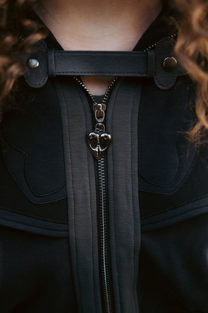 Plague Doctor Cropped Tracksuit Jacket (Limited Pre-Order)