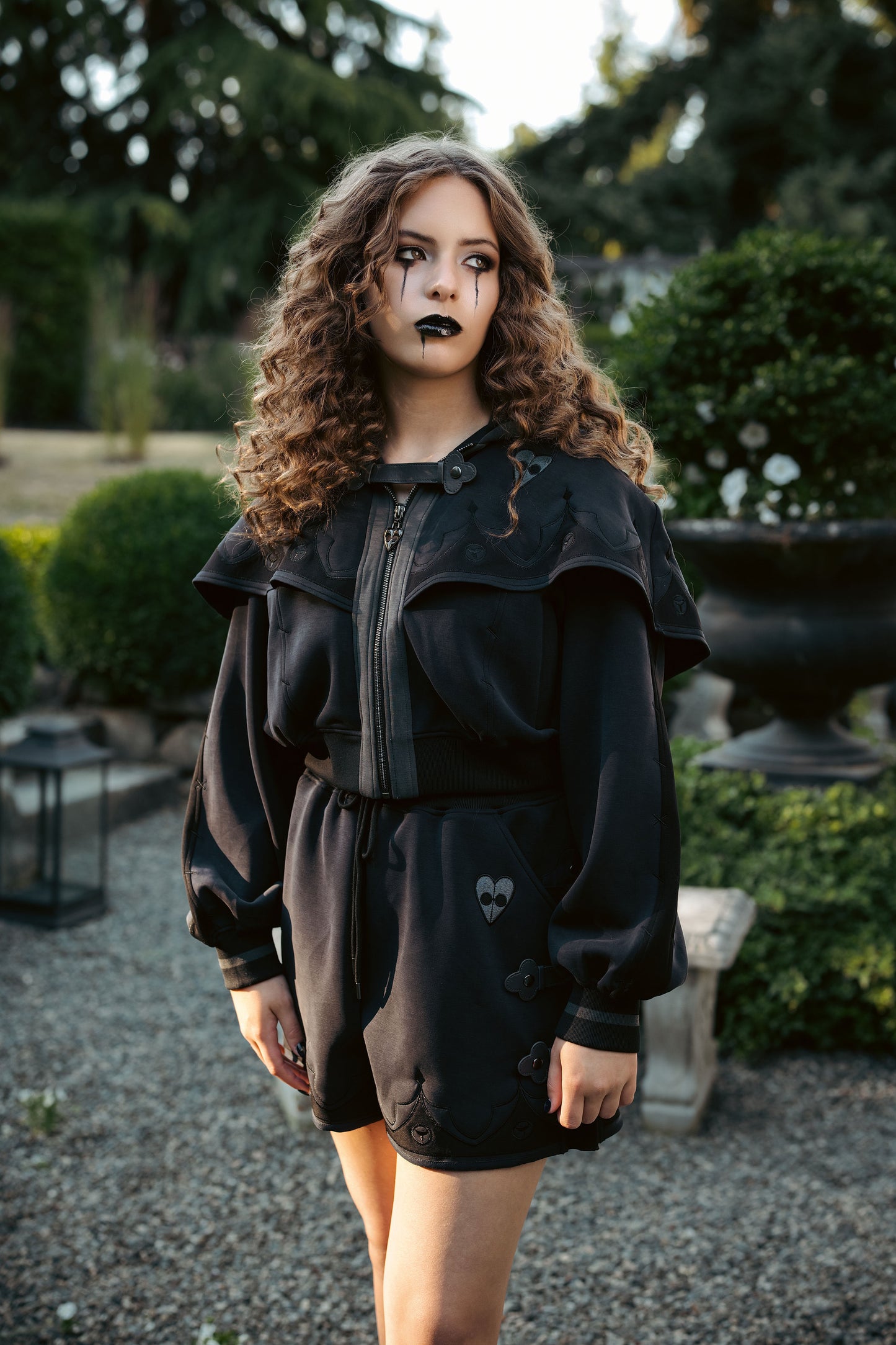 Plague Doctor Cropped Tracksuit Jacket (Limited Pre-Order)