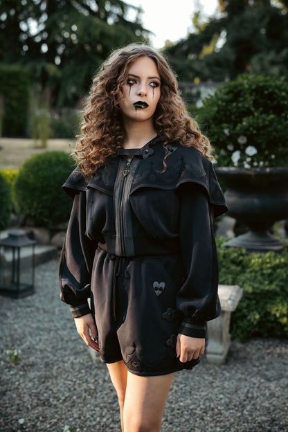 Plague Doctor Cropped Tracksuit Jacket (Limited Pre-Order)