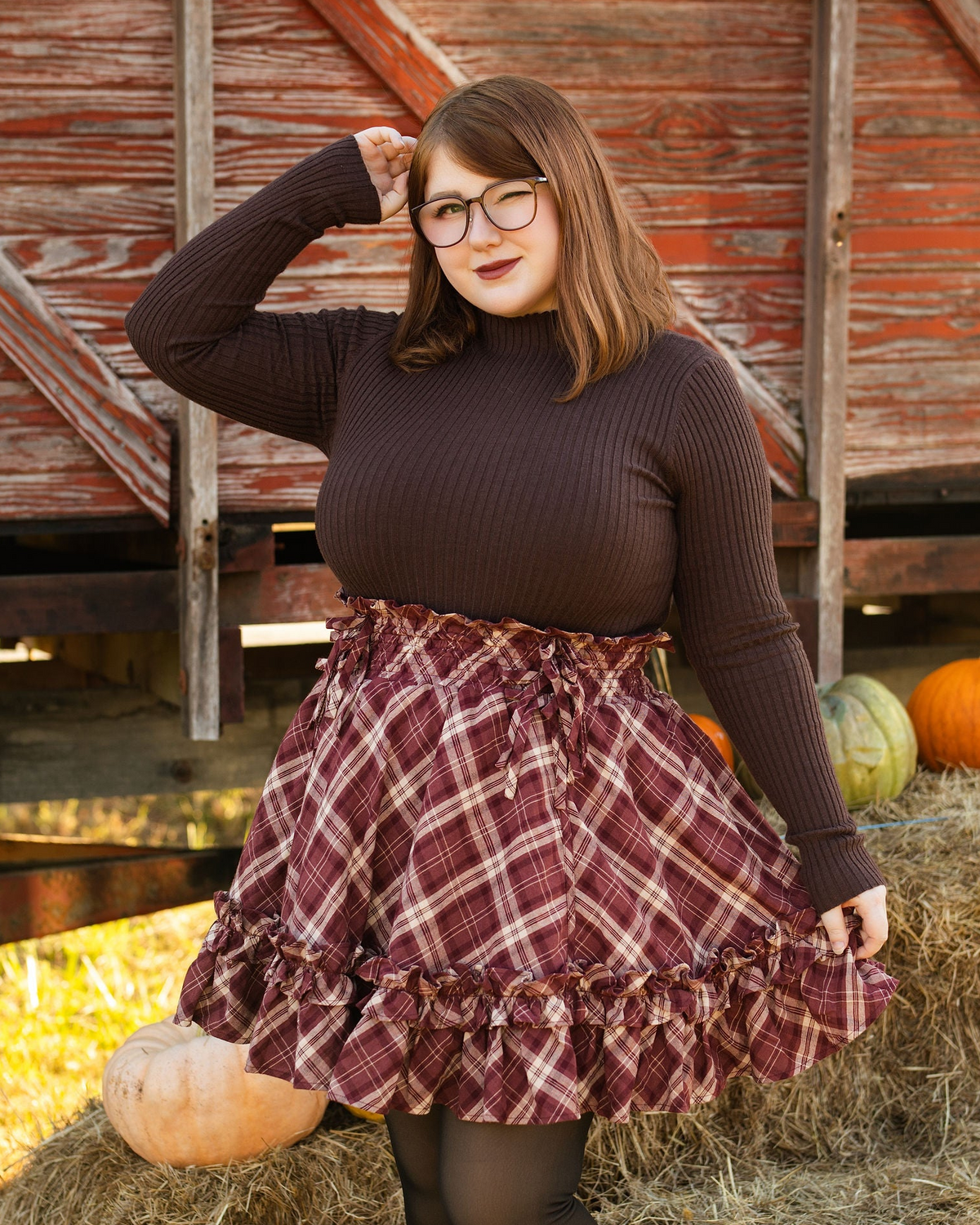 Fleur Skirt in Wildberry Wine 100% Cotton (Pre-Order) (Coming Soon)