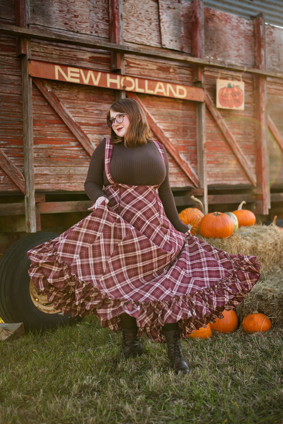 Wildberry Wine Jumperskirt 100% Cotton (Pre-Order) (Coming Soon)