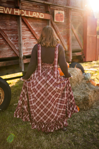 Wildberry Wine Jumperskirt 100% Cotton (Pre-Order) (Coming Soon)