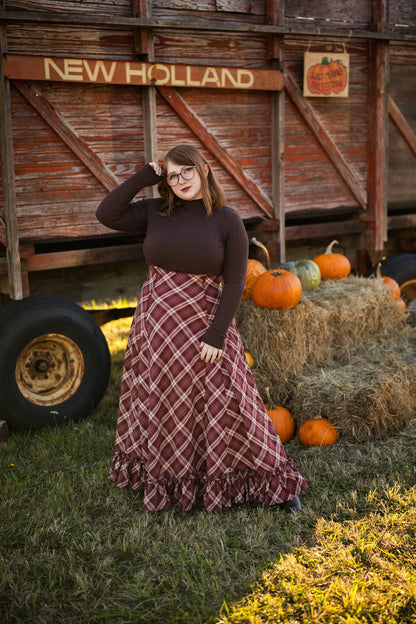Wildberry Wine Jumperskirt 100% Cotton (Pre-Order) (Coming Soon)