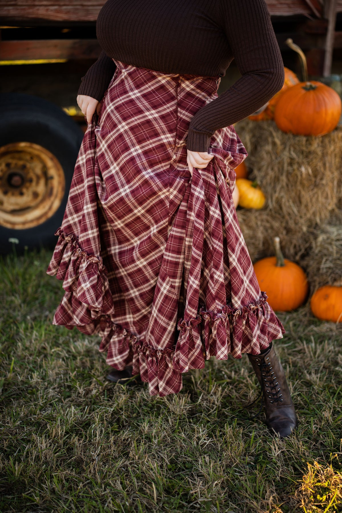 Wildberry Wine Jumperskirt 100% Cotton (Pre-Order) (Coming Soon)