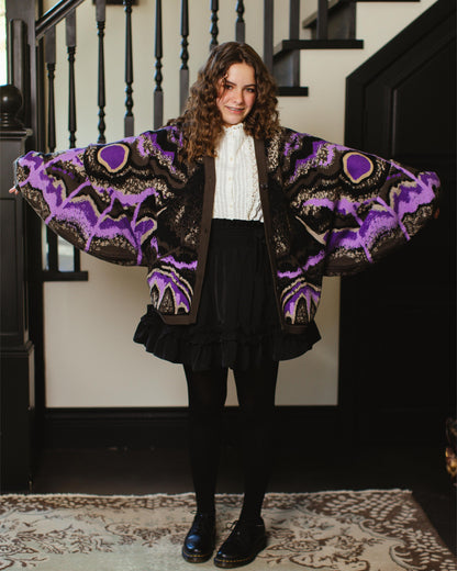 (Pre-Order) Black Witch Moth Cardigan (Coming Soon...)