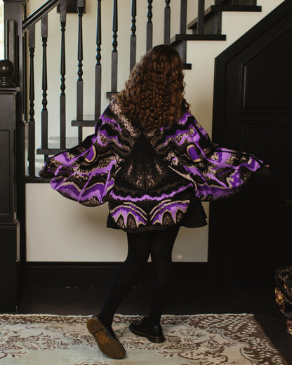 (Pre-Order) Black Witch Moth Cardigan (Coming Soon...)