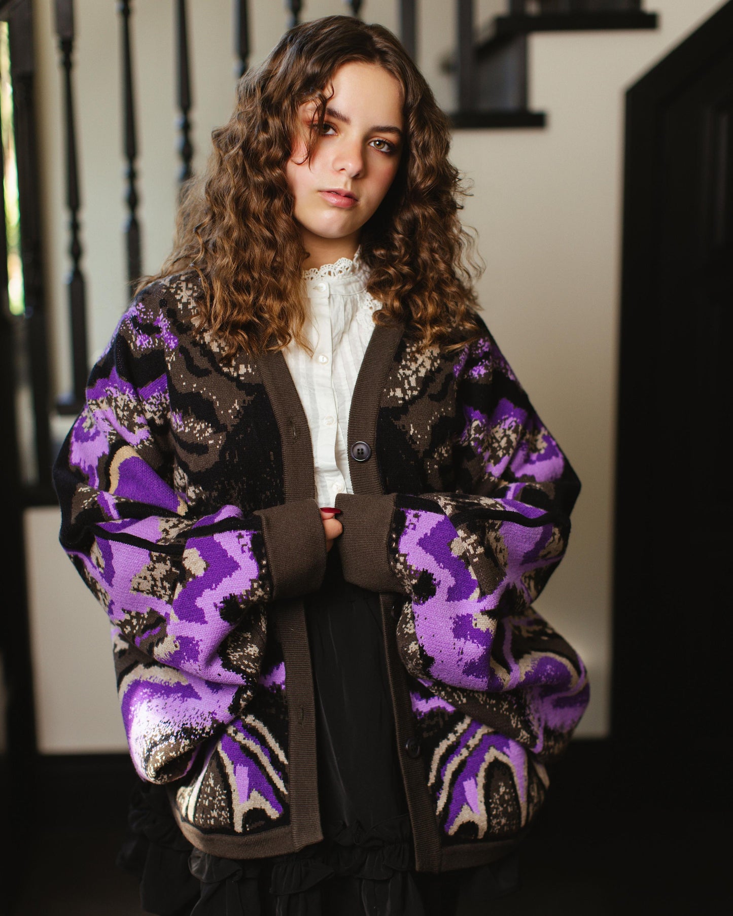 (Pre-Order) Black Witch Moth Cardigan (Coming Soon...)