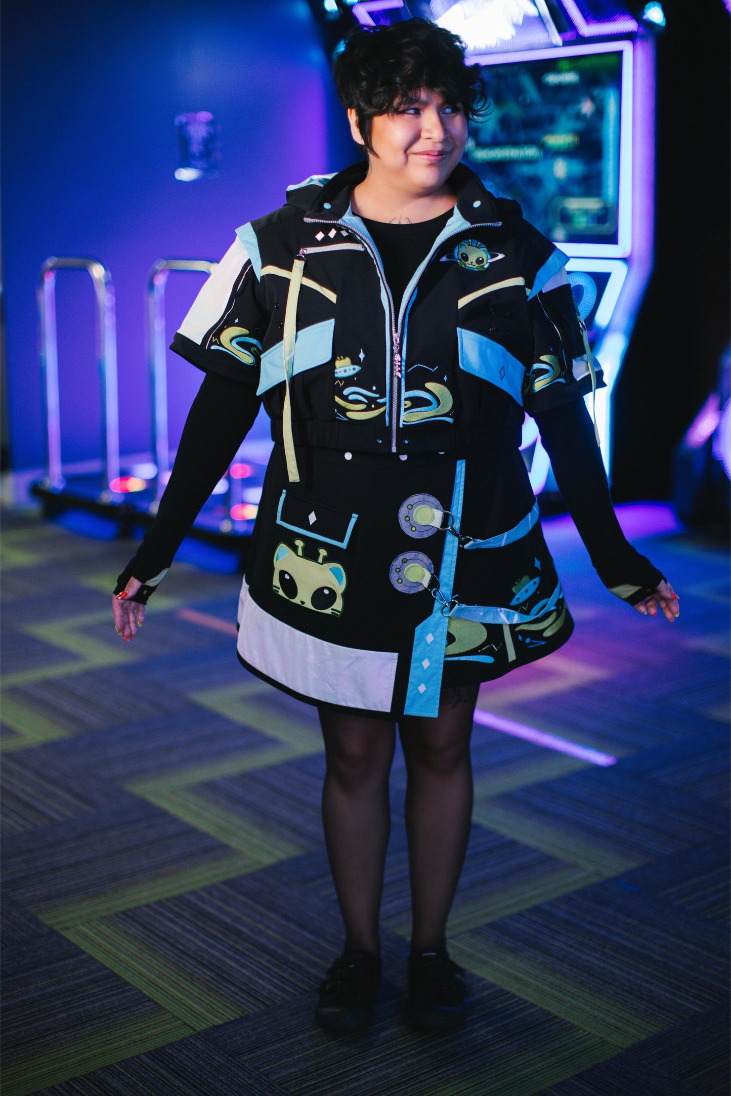 (Pre-Order CLOSED) Glorp Cat Cropped Jacket (ESD July 30th - August 30th, 2026)