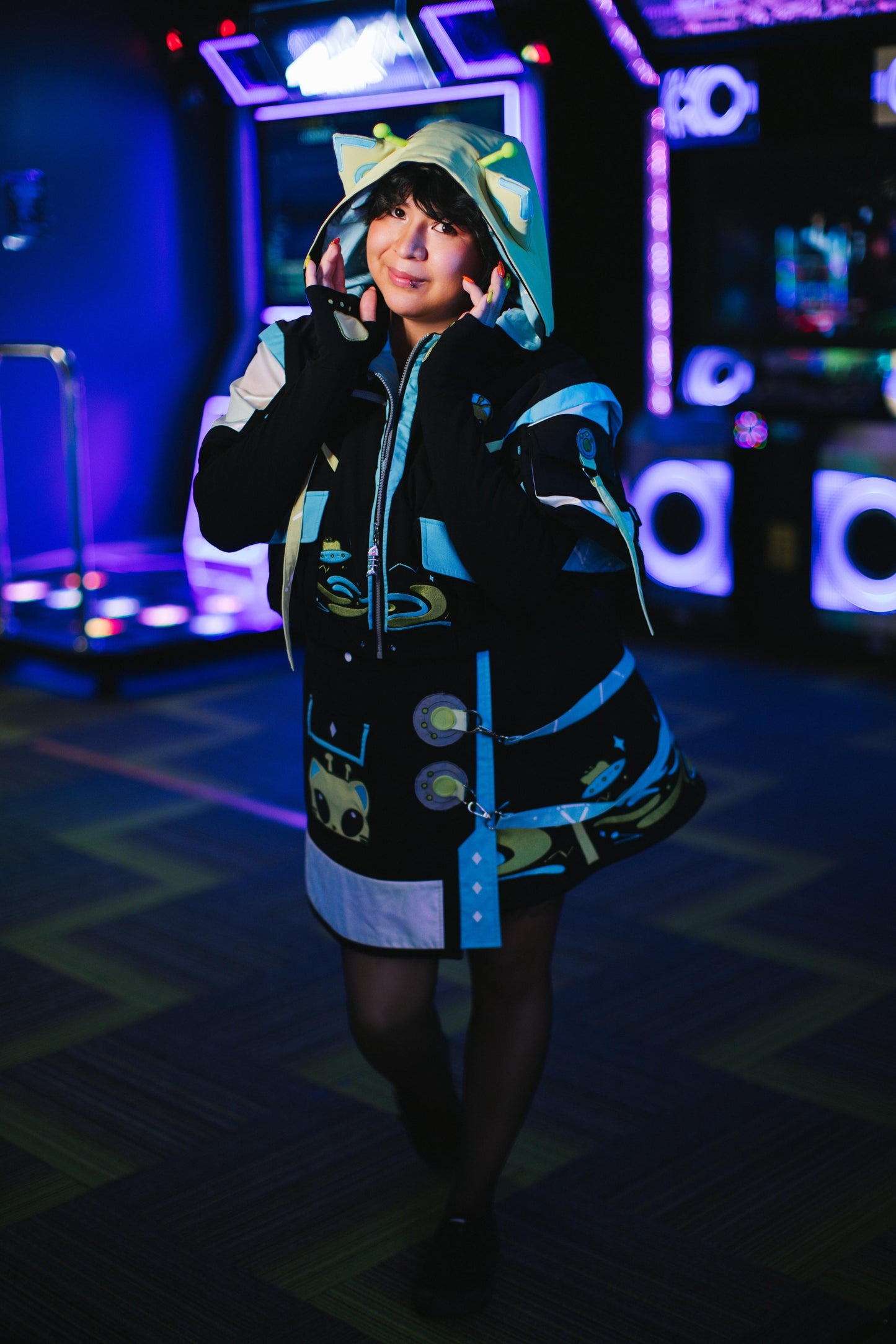 (Pre-Order CLOSED) Glorp Cat Cropped Jacket (ESD July 30th - August 30th, 2026)