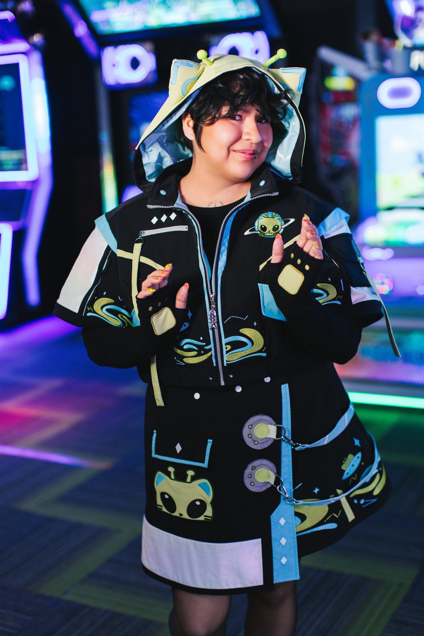 (Pre-Order CLOSED) Glorp Cat Cropped Jacket (ESD July 30th - August 30th, 2026)