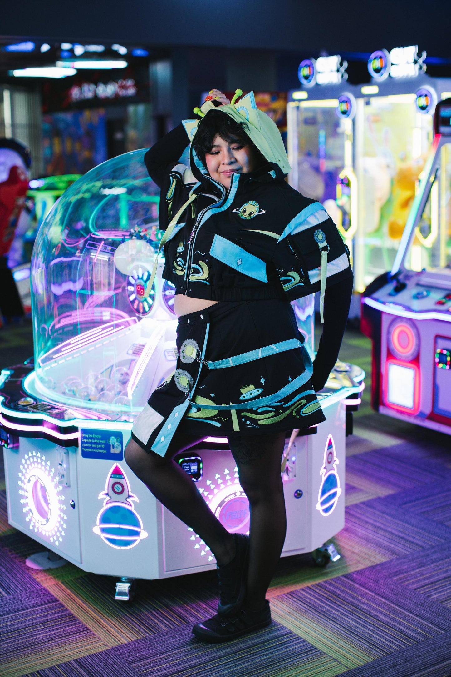 (Pre-Order CLOSED) Glorp Cat Cropped Jacket (ESD July 30th - August 30th, 2026)