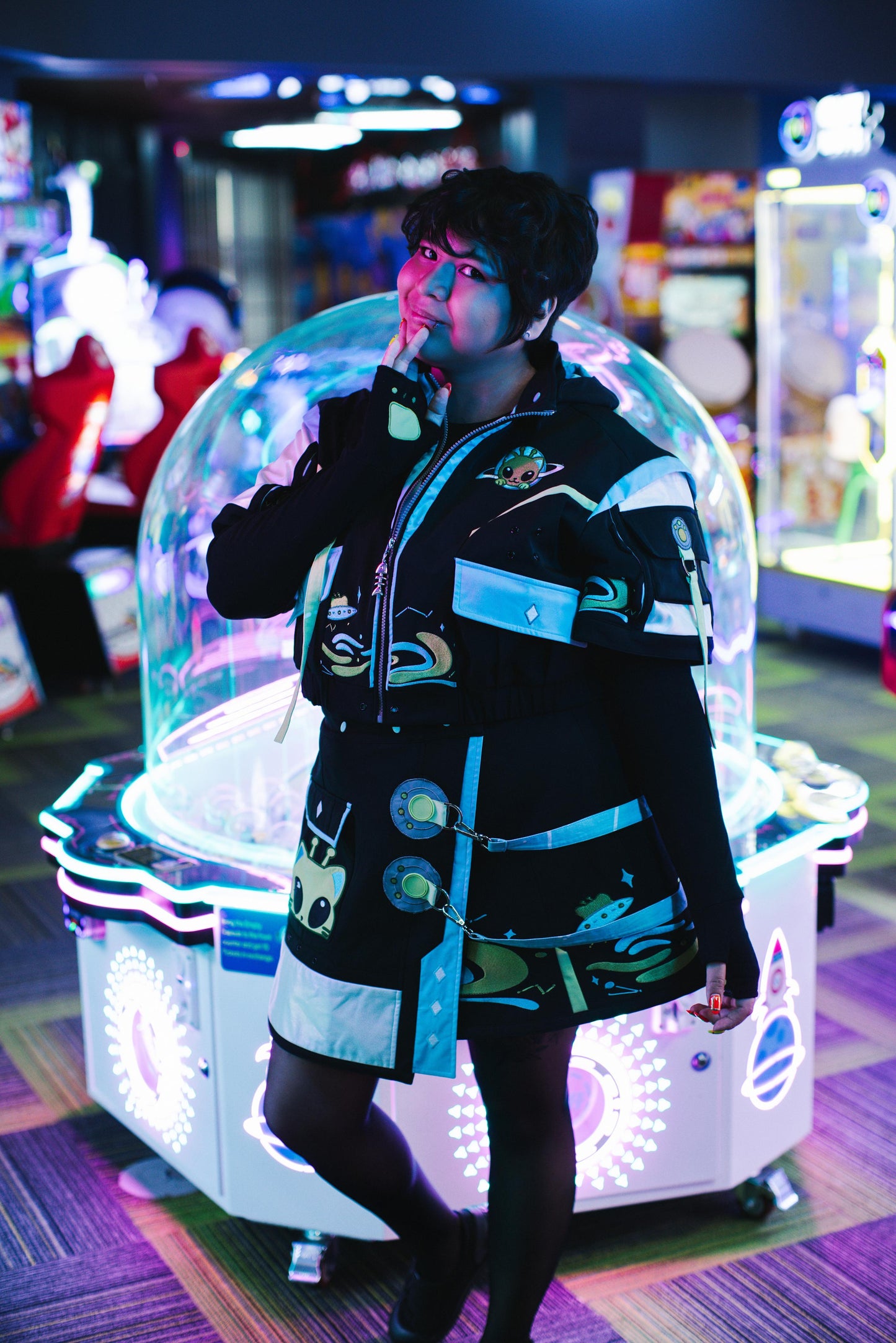 (Pre-Order CLOSED) Glorp Cat Cropped Jacket (ESD July 30th - August 30th, 2026)