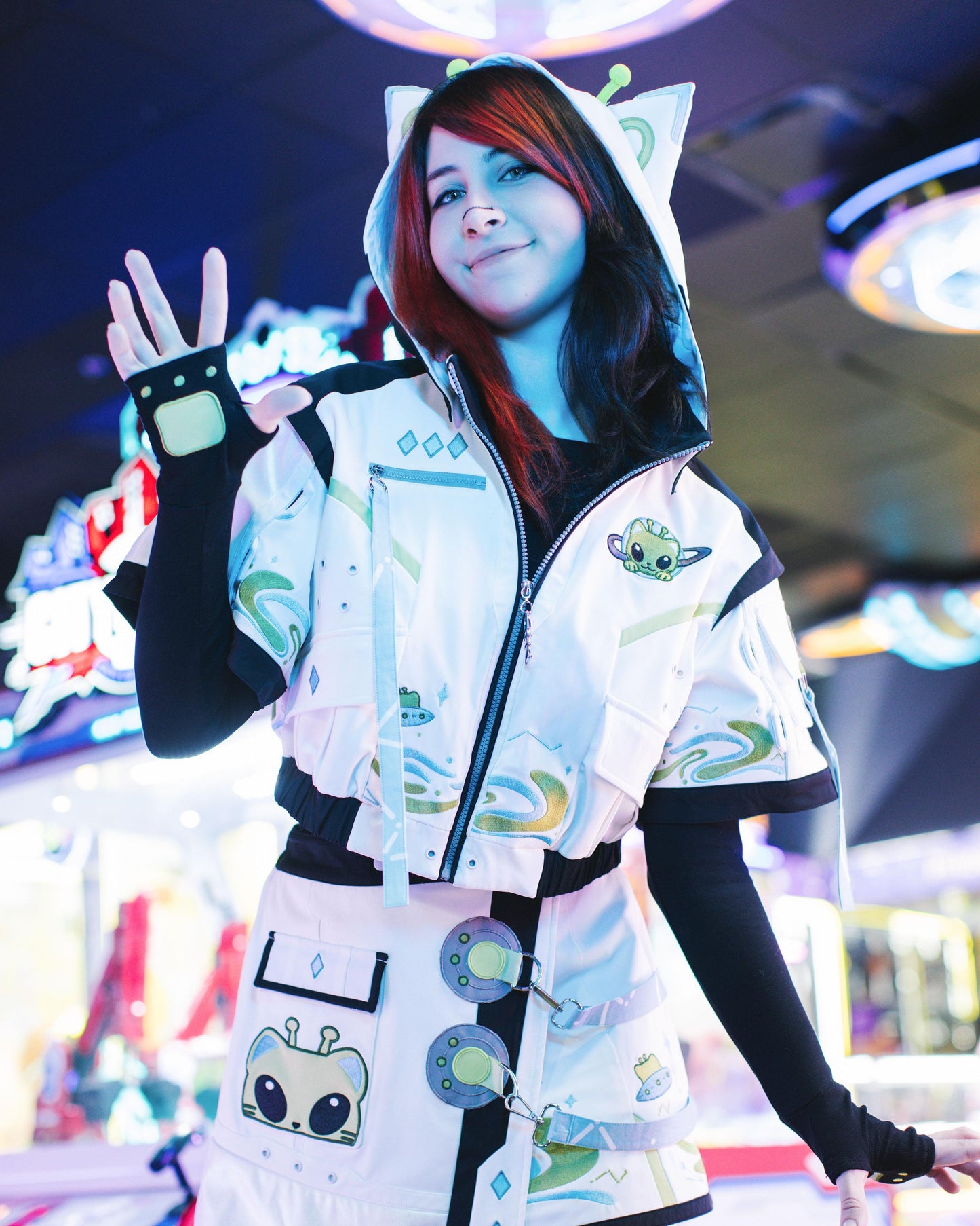 (Pre-Order CLOSED) Glorp Cat Cropped Jacket (ESD July 30th - August 30th, 2026)