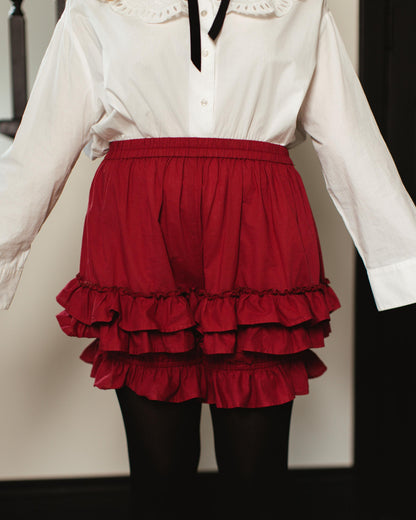 (Pre-Order CLOSED) 100% Cotton Bloomers in Carmine Rose (ESD July 30th - August 10th, 2026)