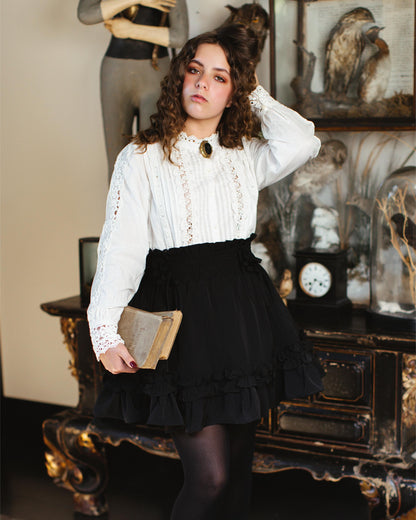 (Pre-Order CLOSED) Fleur Skirt in Obsidian Rose (ESD July 30th - August 10th, 2026)