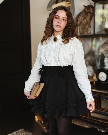 (Pre-Order CLOSED) Fleur Skirt in Obsidian Rose (ESD July 30th - August 10th, 2026)