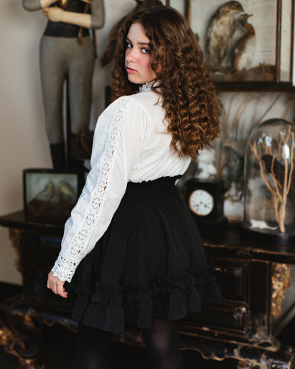 (Pre-Order CLOSED) Fleur Skirt in Obsidian Rose (ESD July 30th - August 10th, 2026)