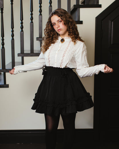 (Pre-Order CLOSED) Fleur Skirt in Obsidian Rose (ESD July 30th - August 10th, 2026)
