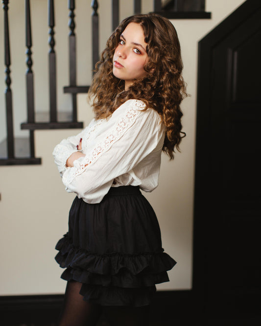 (Pre-Order CLOSED) 100% Cotton Bloomers in Obsidian Rose (ESD June 30th, 2026)