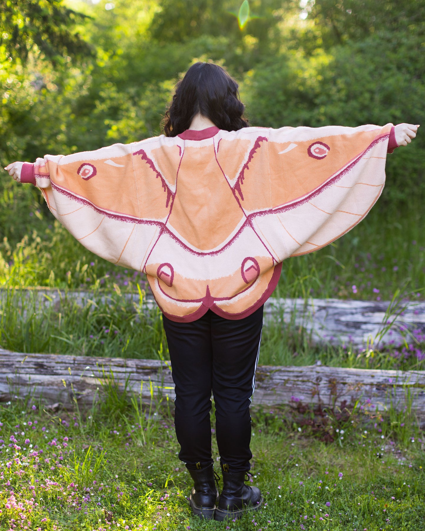 (Pre-Sample Pre-Order) Emperor Gum Moth Cardigan (Shipping June 26th - July 7th)