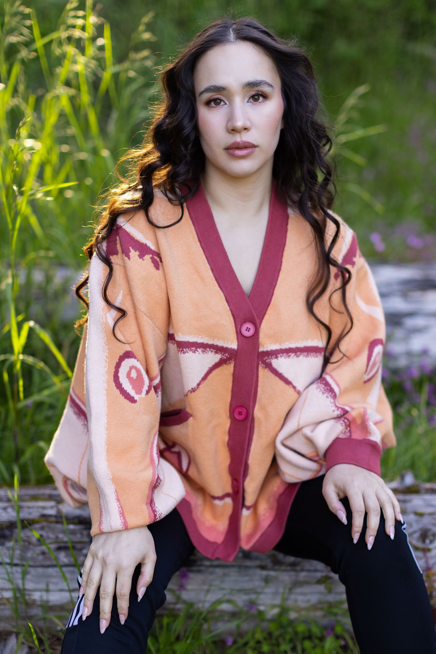 (Pre-Sample Pre-Order) Emperor Gum Moth Cardigan (Shipping June 26th - July 7th)