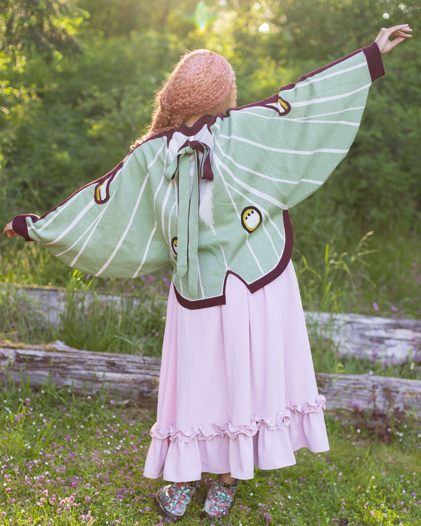 Luna Moth Cardigan