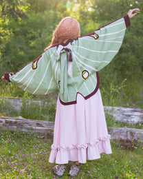 Luna Moth Cardigan - Ethereal Light - Mochipan