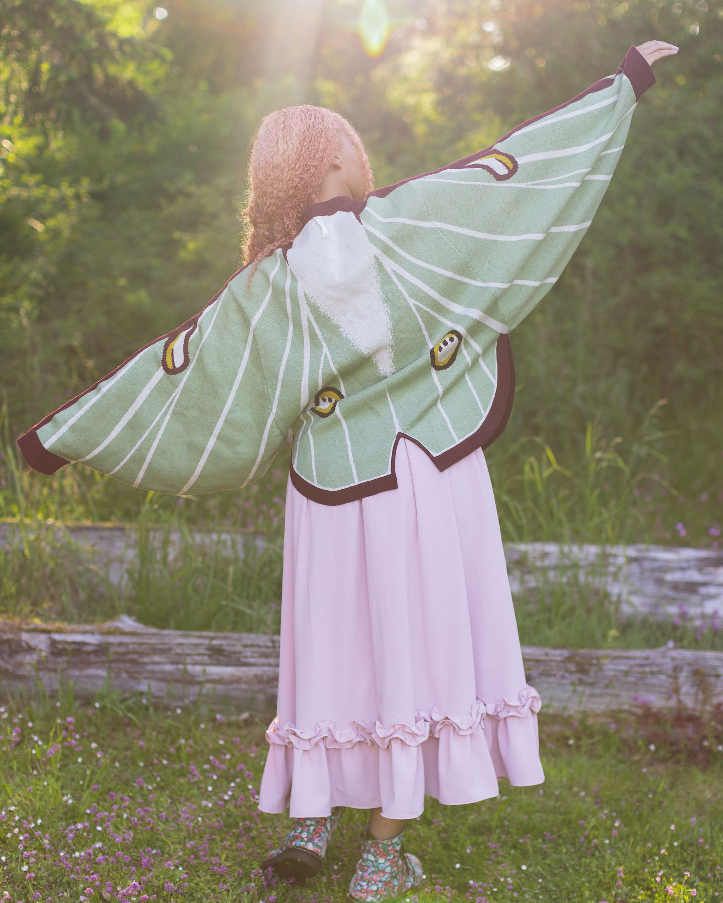 Luna Moth Cardigan