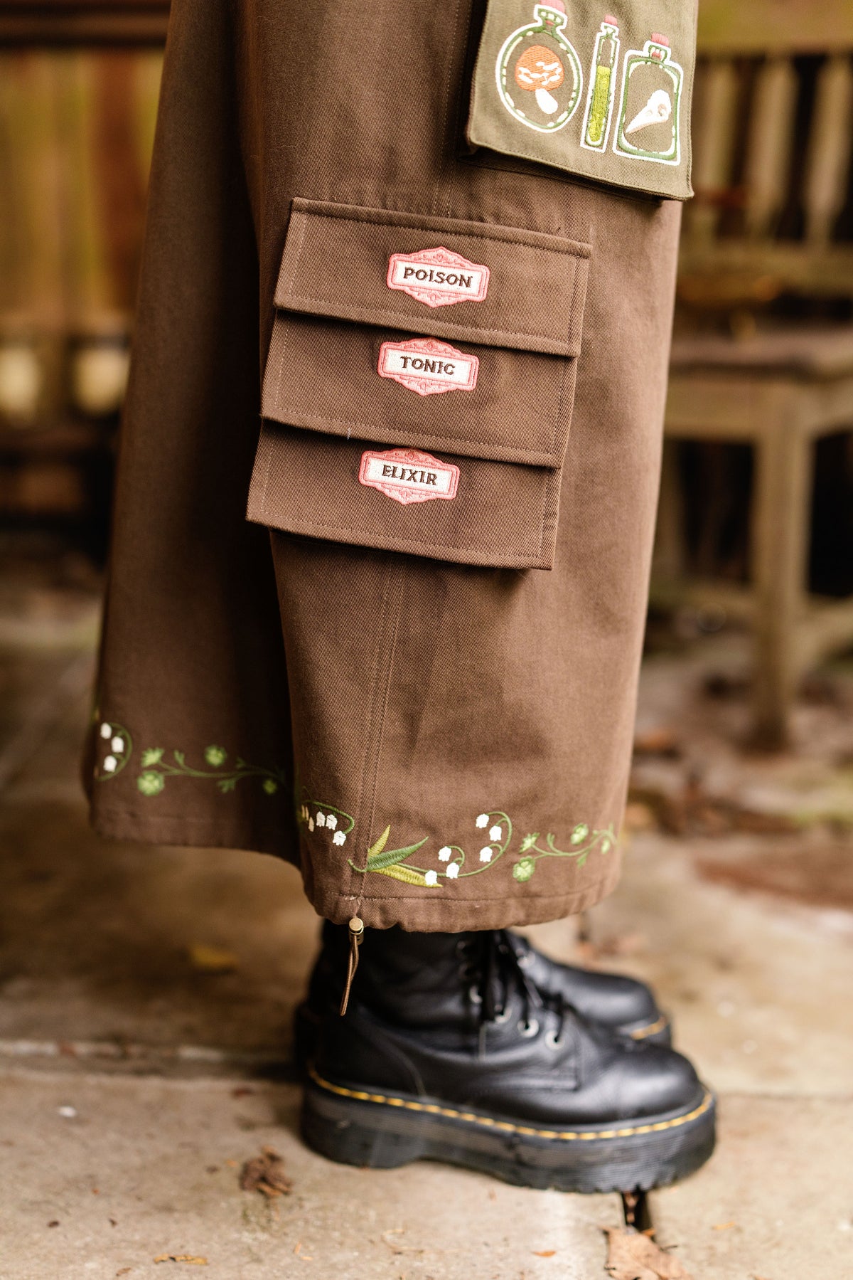 Casual Apothecary 100% Cotton Skirt (Pre-Order) (ESD: Mid-Spring 2027)