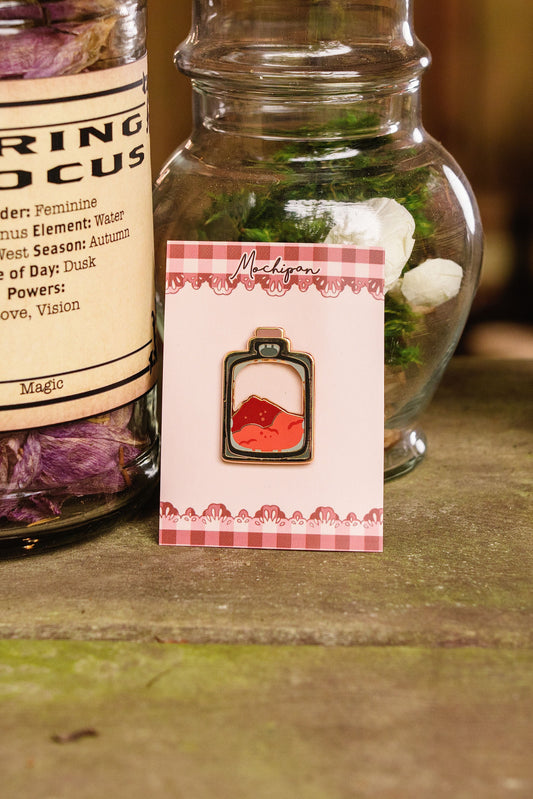 Potion Bottle Pin - Red Sand