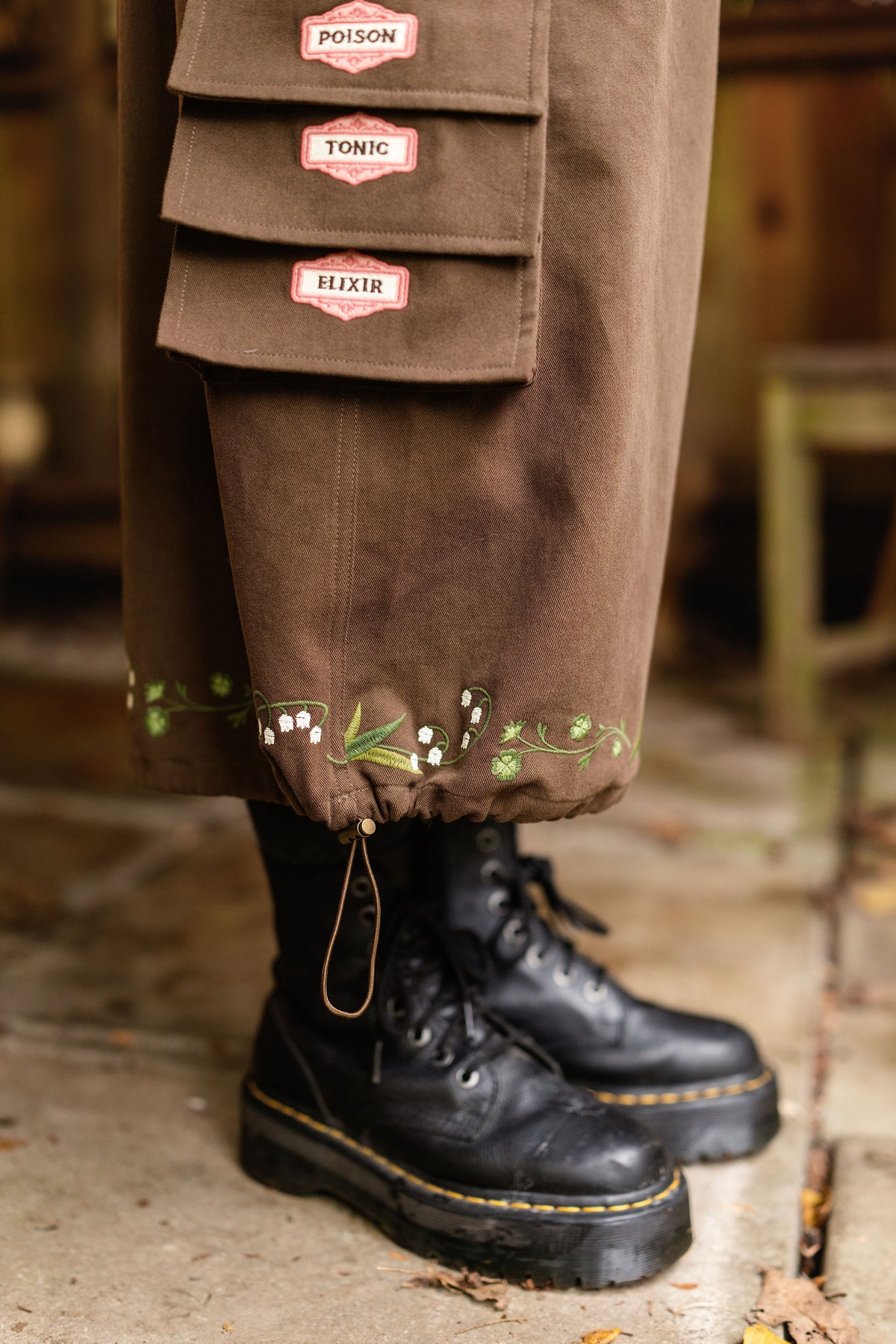 Casual Apothecary 100% Cotton Skirt (Pre-Order) (ESD: Mid-Spring 2027)
