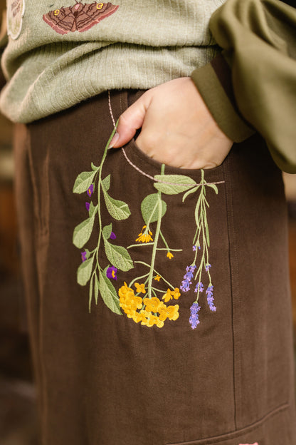 Casual Apothecary 100% Cotton Skirt (Pre-Order) (ESD: Mid-Spring 2027)