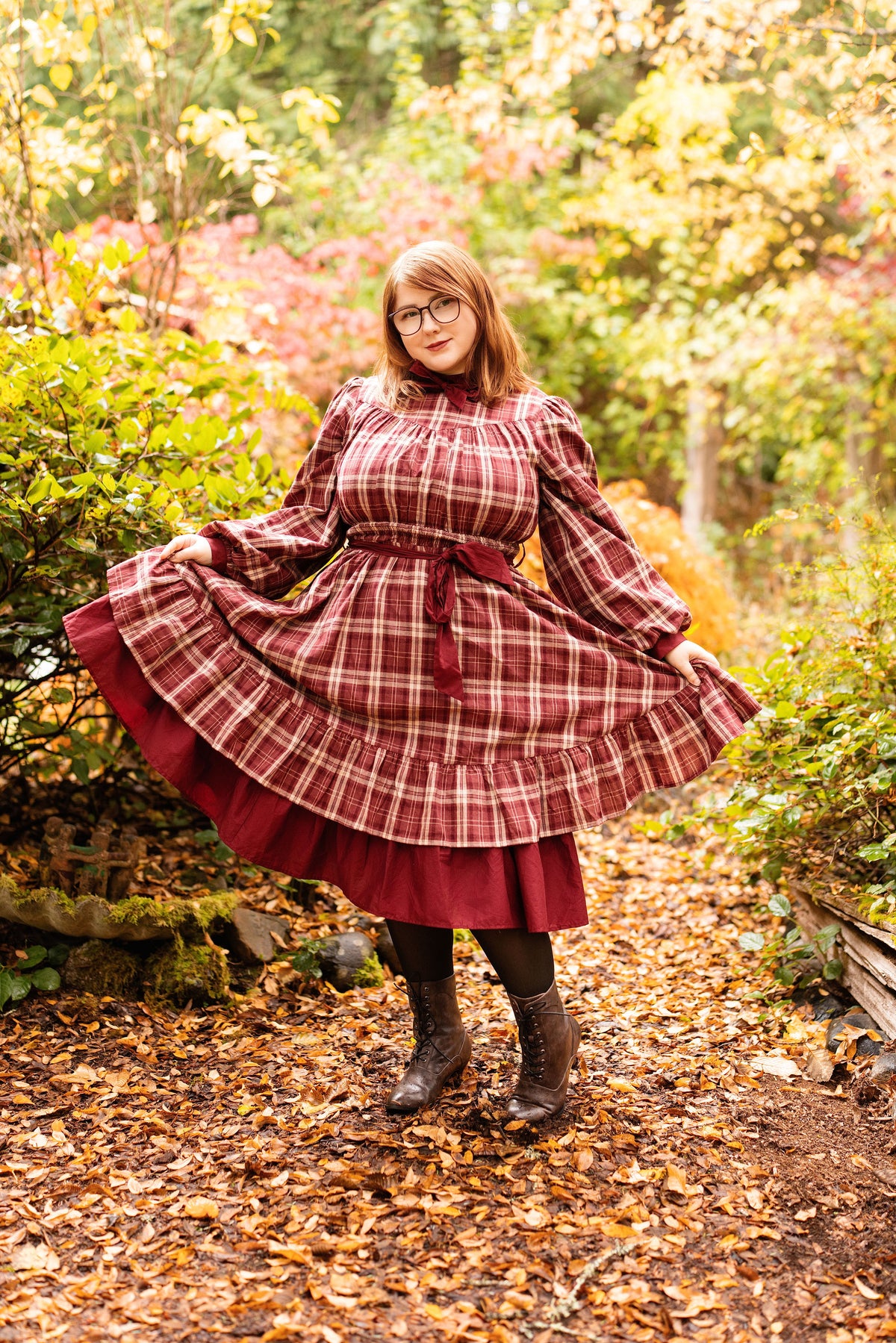 Wildberry Wine 100% Cotton Dress (Pre-Order) (Coming October 25th, 5PM PST)