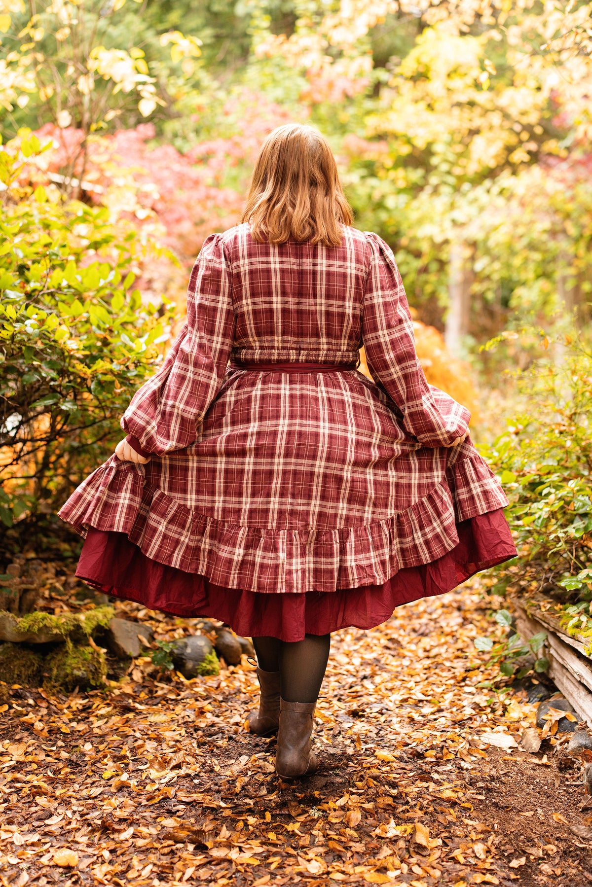 Wildberry Wine 100% Cotton Dress (Pre-Order) (Coming October 25th, 5PM PST)
