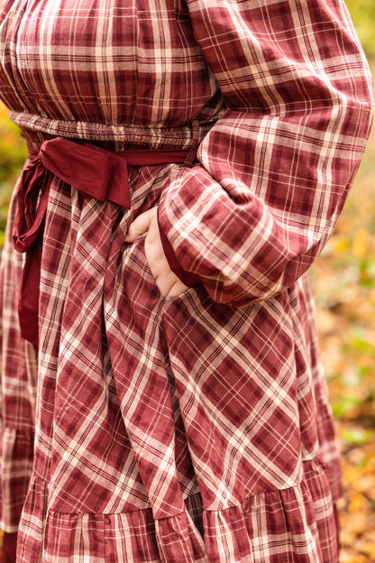 Wildberry Wine 100% Cotton Dress (Pre-Order) (Coming October 25th, 5PM PST)