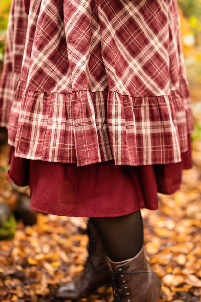 Wildberry Wine 100% Cotton Dress (Pre-Order) (Coming October 25th, 5PM PST)